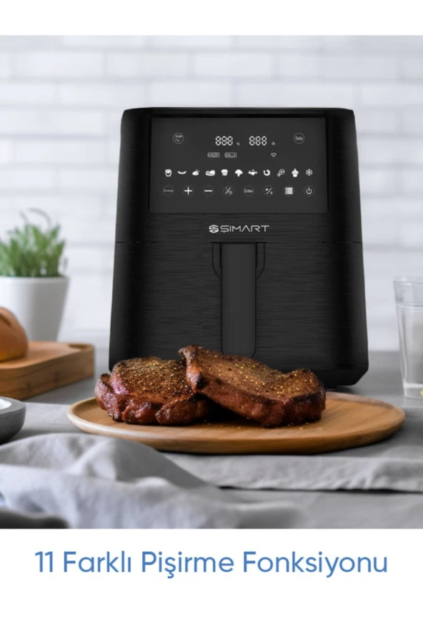 Şımart Akıllı Airfryer XXL 7.2 L Uzaktan Kontrol - 2