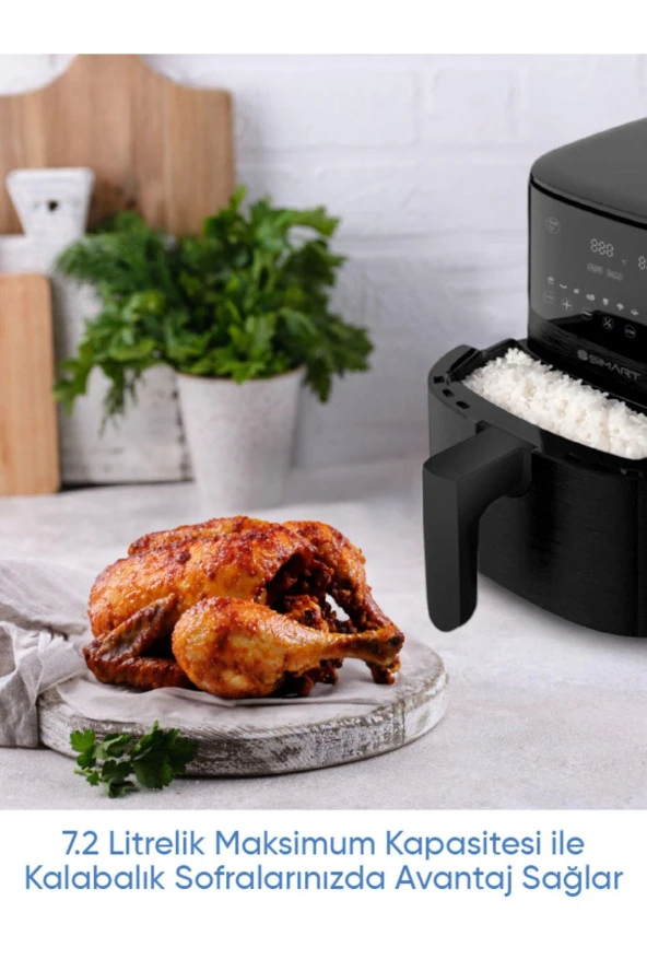 Şımart Akıllı Airfryer XXL 7.2 L Uzaktan Kontrol - 3