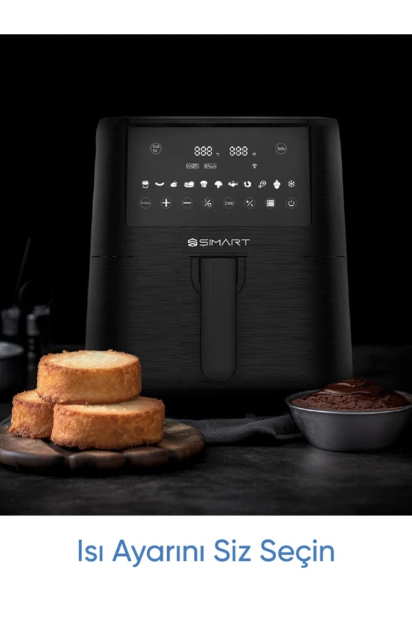 Şımart Akıllı Airfryer XXL 7.2 L Uzaktan Kontrol - 4
