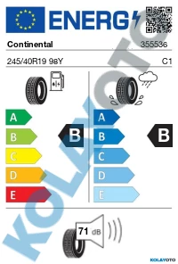 Continental AllSeasonContact 2 245/40R19 98Y XL (4 Mevsim) (2024)