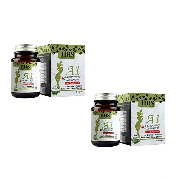 HHS A+1 L-Carnitine Lepidium 30 Kapsül 2 Adet ürün görseli 1