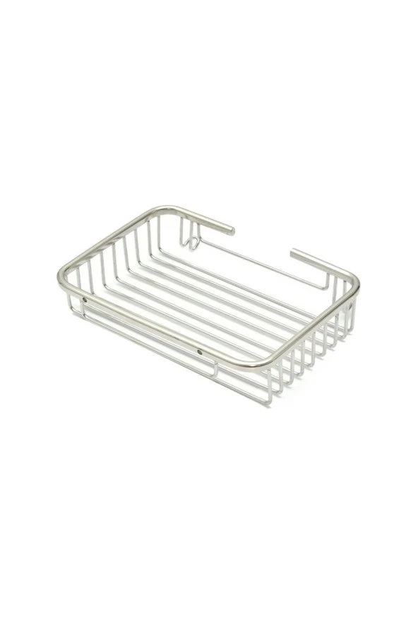 Kare Tekli Şampuanlık Paslanmaz 15*21 Cm