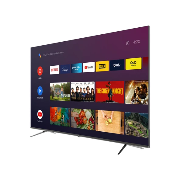 Next YE-75EFSG7 75" 190 Ekran Uydu Alıcılı 4K Ultra HD Google Android Smart QLED TV - 4