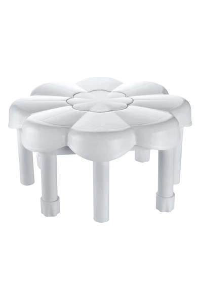 Beyaz Paptya Tabure - 2