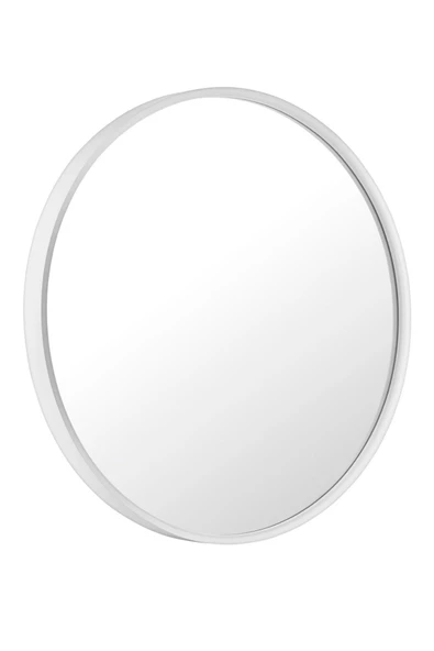 Ahşap Çerçeve Boyalı İpsiz Ayna Q 60 Cm ürün görseli 1