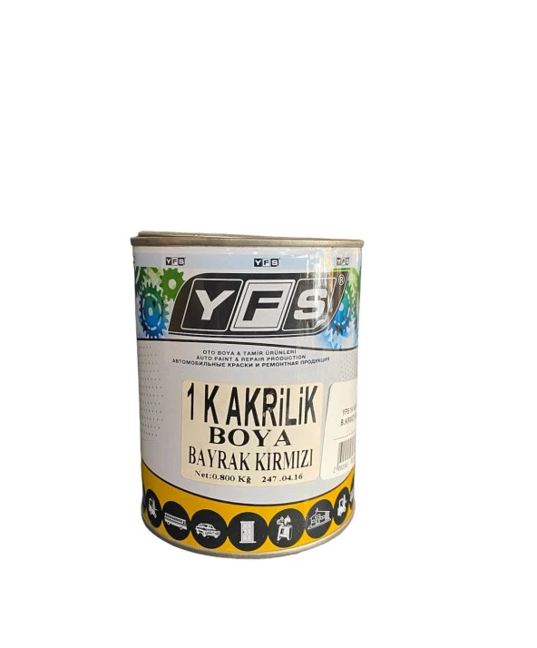 YFS 1K AKRİLİK B.KIRMIZI 800ML ürün görseli 1