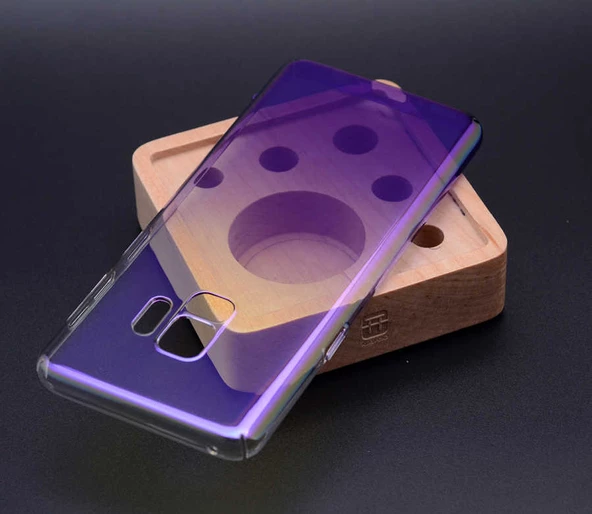 Galaxy S9 Plus Kılıf Parlak Renk Geçişli Kılıf - Resim 4
