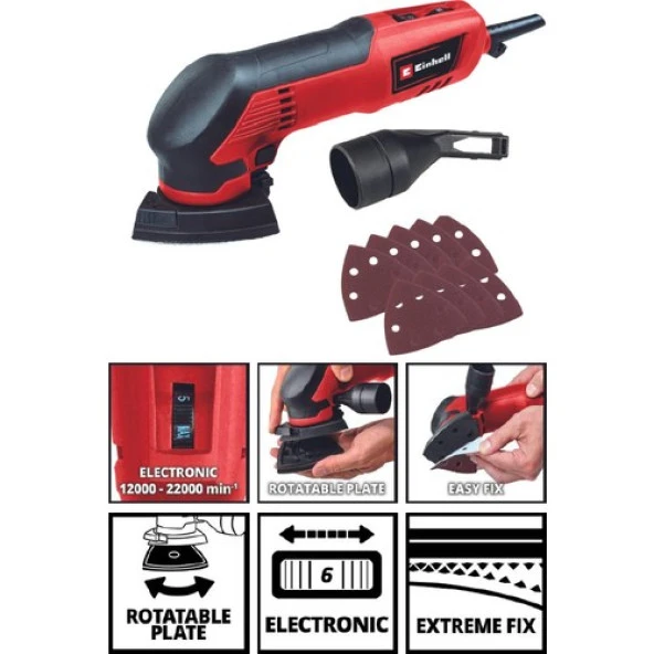 Einhell TC-DS 20 E Üçgen Zımpara Makinesi 4464255 - 2