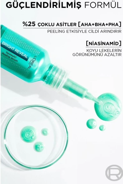 Loreal Paris Bright Reveal Yenileyici Peeling Yüz Serumu 25 ml - 3