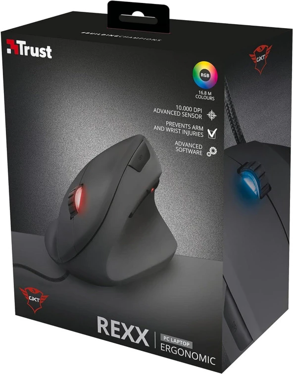 Trust GXT144 Rexx Ergo Gaming Mouse-Syh - 2