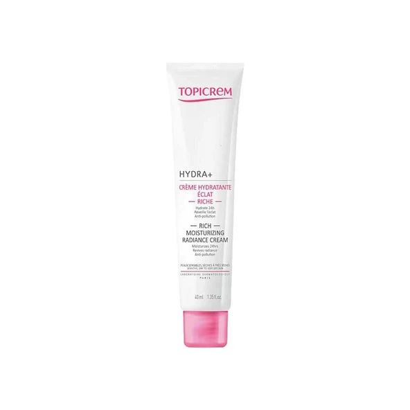 Topicrem Hydra+ Rich Moisturizing Radiance Yoğun Nemlendirici Krem  40ml