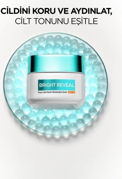 L'oreal Paris Bright Reveal Koyu Leke Karşıtı, Cilt Tonu Eşitleyici Spf50 Nemlendirici Krem Niasinamid 50Ml - 4