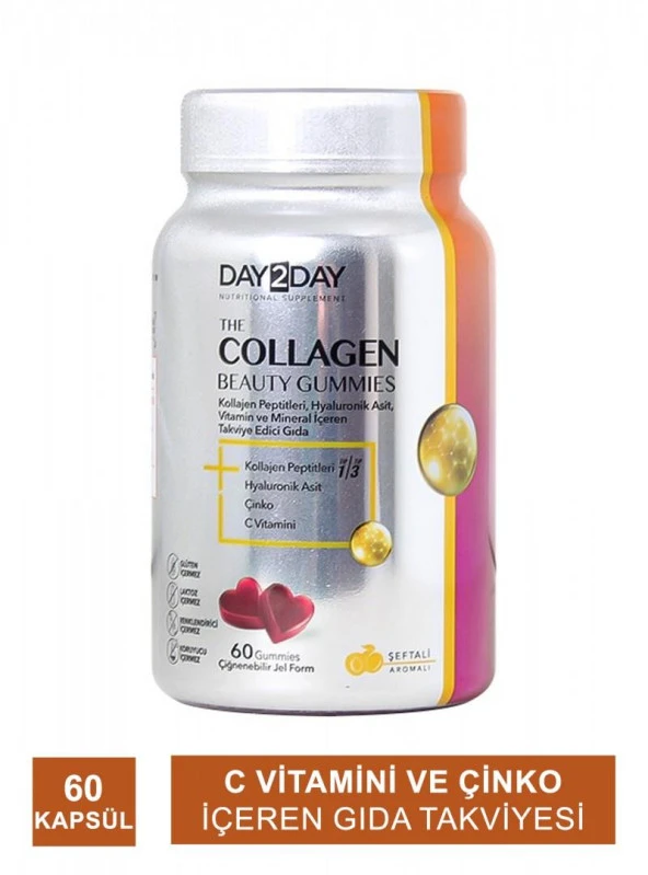 Day2day The Collagen Beauty Gummies 60 Çiğnenebilir Jel Form 8697595876275