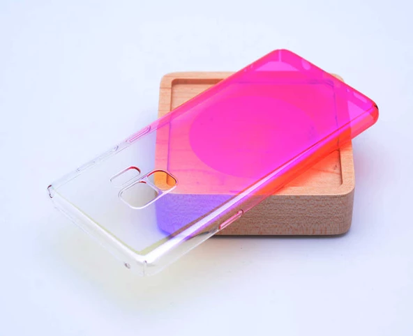 Galaxy S9 Kılıf Parlak Renk Geçişli Kılıf - Resim 3