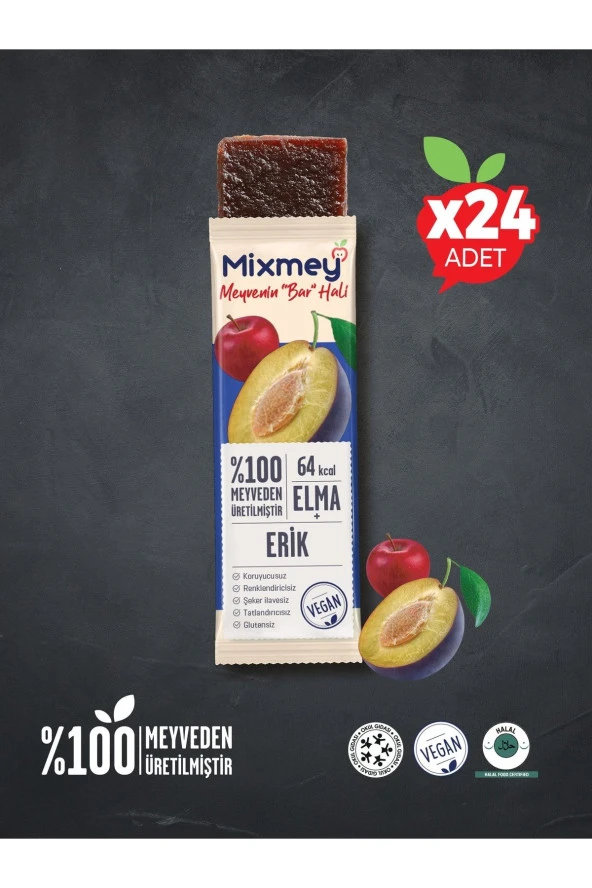 Mixmey 20 gr 24'lü Paket Erik Meyve Barı