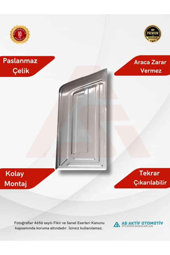 Volkswagen Transporter T6 Van Depo Kapağı 2015 ve Üzeri Krom Paslanmaz Çelik - Resim 2