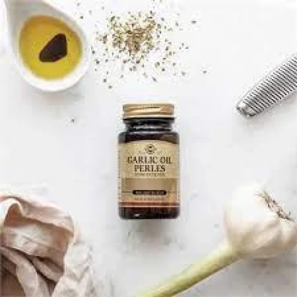 Solgar Garlic Oil Perles 100 Kapsül - Resim 2