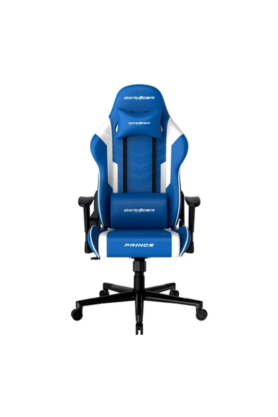 DxRacer Prince Serisi L Mavi Beyaz Oyuncu Koltuğu - 2
