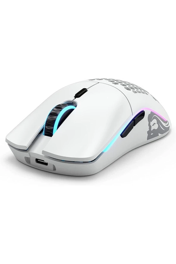 Model O Minus Kablosuz Mat Beyaz Orta/küçük El Oyuncu Mouse Glo-ms-omw-mw