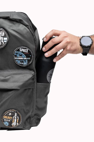 Perlotus Yapışkan Patch Cırtlı Spor Erkek Kadın Sırt Çantası - 5