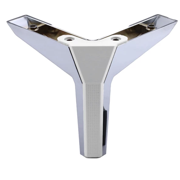 Moda Lüks Mobilya Oturma Grubu Kanepe Sehpa TV Ünitesi Koltuk Ayağı Baza Ayakları Krom Beyaz 14 cm - Resim 7