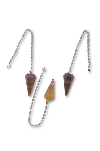 Renkli Florit Doğal Taş Pandül - Sarkaç 203-13 - 3