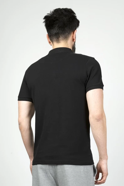 Cazador Erkek P.Yaka  K.Kol  T-shit Siyah - Resim 4