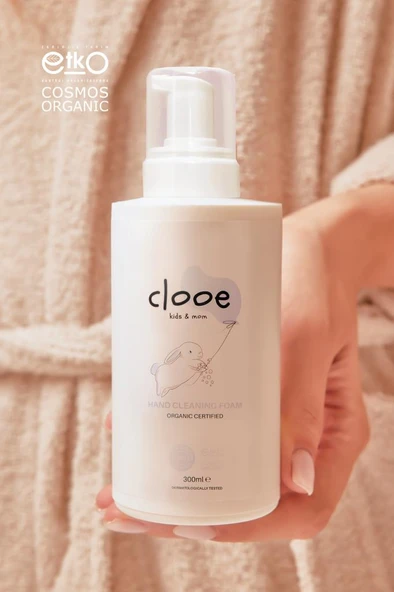 Clooe Organik El Temizleme Köpüğü (300ml) - Çocuk & Yetişkin - Yaban Mersini, Aloe Vera, Meyan Kökü - 3