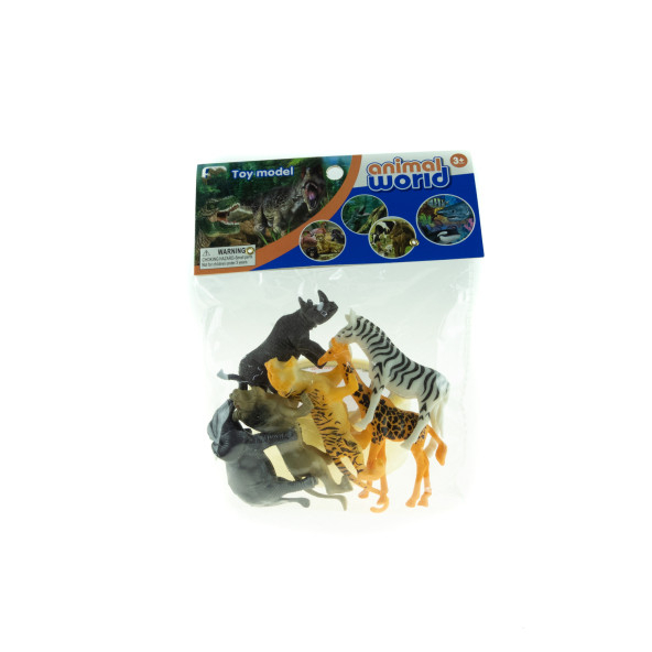 Oyuncak Vahşi Hayvan Seti Mini 6 Parça - 2