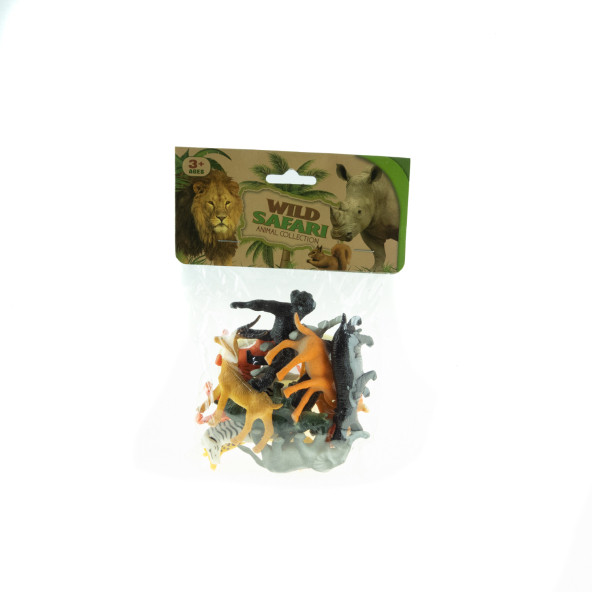 Oyuncak Vahşi Hayvan Seti Mini 12 Parça - 2