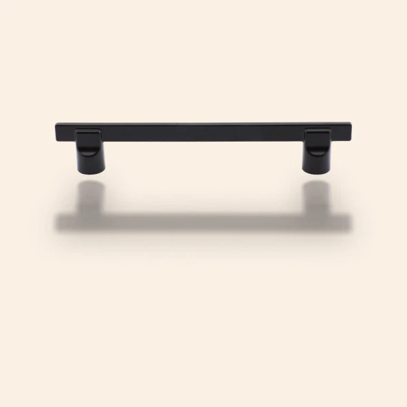 Mobilya Mutfak Dolabı Çekmece Dolap Kapak Kulpu Kulbu Metal 160 mm Siyah Kulp - Resim 4
