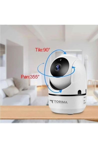 Torima CMR-9 360° Full Hd 1080p Smart Ip Kamera - 5