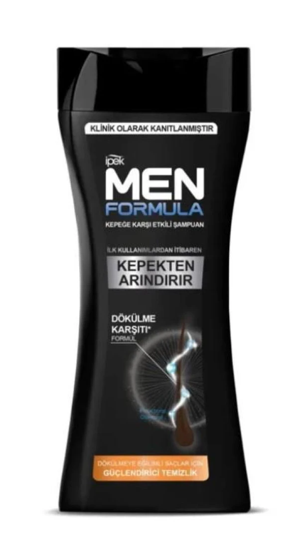 İpek Men Formula Kepeğe Karşı Etkili Şampuan - Dökülmeye Eğilimli Saçlar 480 Ml