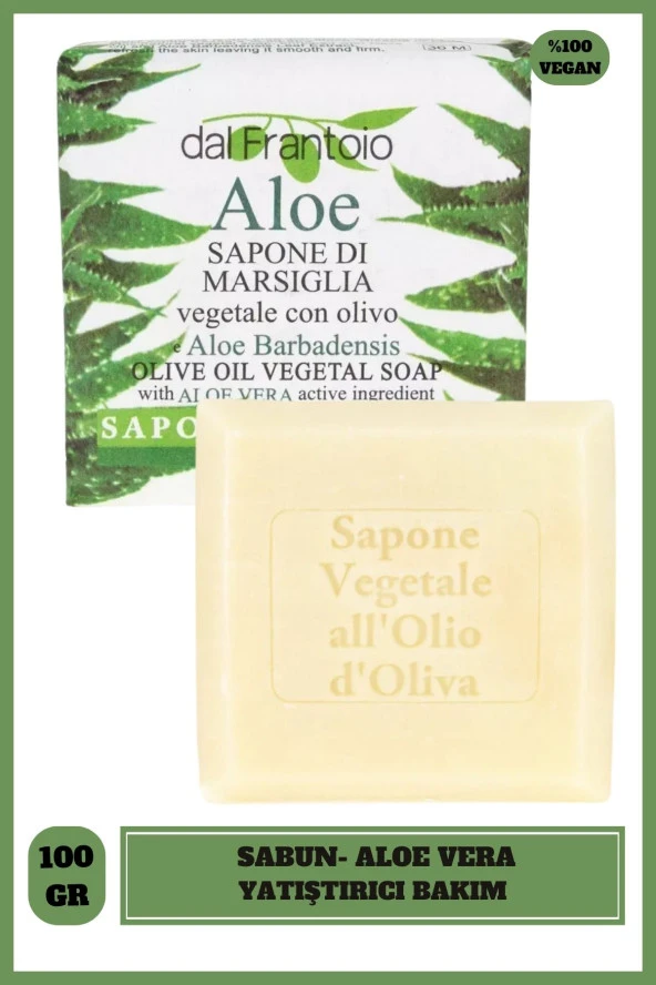 Sabun Dal Frantoio Aloe Vera Vegan Bakım 100 g