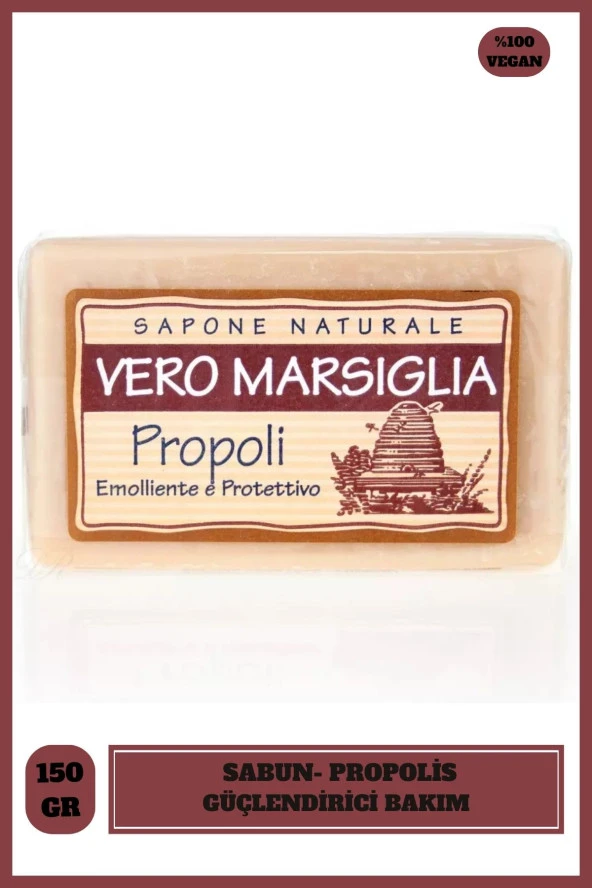 Sabun Vero Marsiglia Propolis Vegan Bakım 150 g