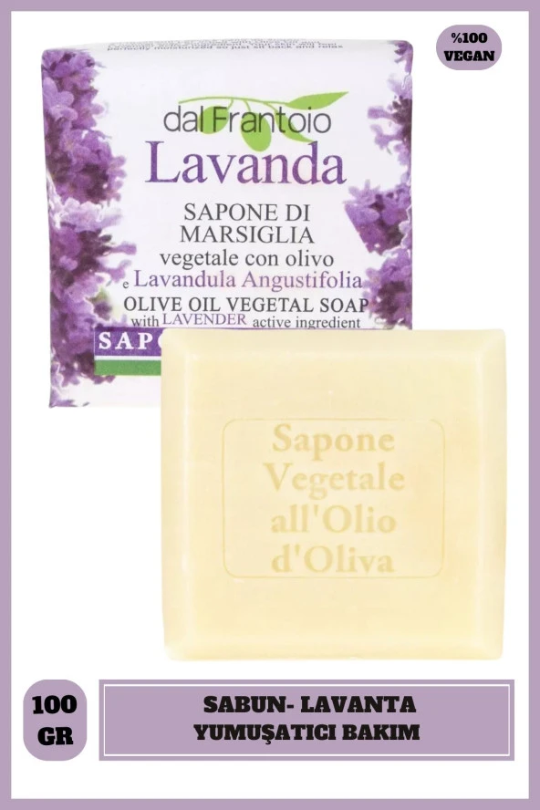 Sabun Dal Frantoio Lavanta Kokusu Vegan Bakım 100 g ürün görseli 1