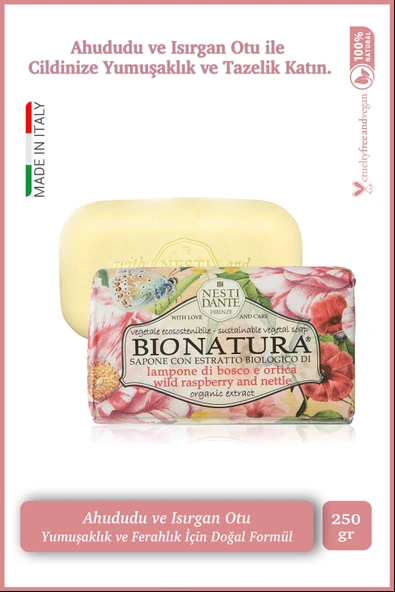 Nesti Dante Bio Natura Argan Oil And Wid Hay Katı Sabun 250gr | Besleyici | Ayçiçeği ve Argan Yağı ürün görseli