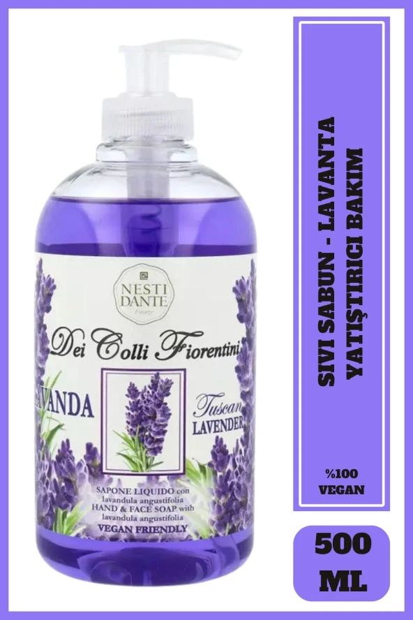 Sıvı Sabun Dei Colli Fiorentini Toskana Lavanta Özlü Arındırıcı Vegan Bakım 500 ml ürün görseli