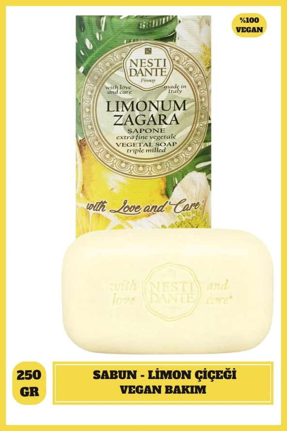 Sabun With Love and Care Limonum Zagara Limon Vegan Bakım 250 g