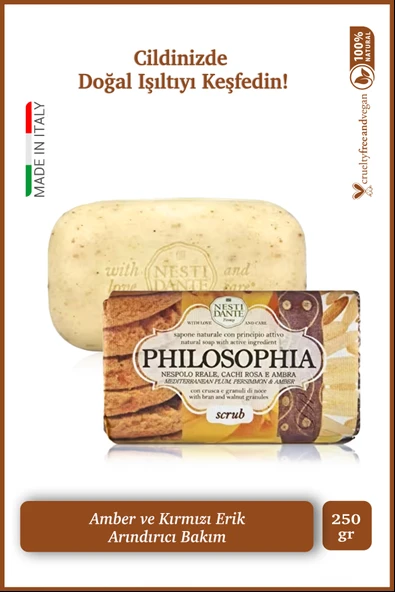 Sabun Philosophia Scrub Arındırıcı Dengeleyici Vegan Bakım 250 g