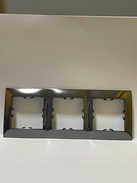 Simon Metal Koyu Çelik Üçlü Çerçeve