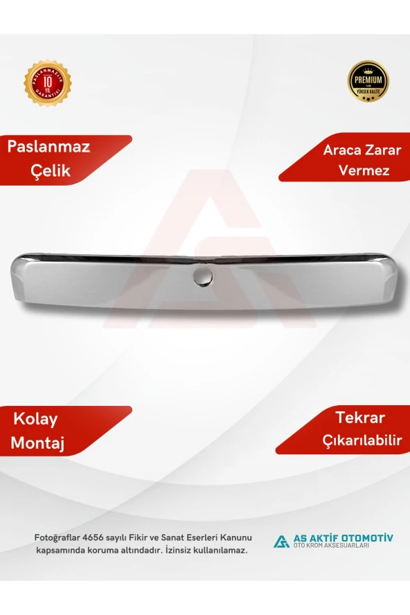 Dacia Duster Suv Bagaj Çıtası 2010 ve Üzeri Krom Paslanmaz Çelik - 2