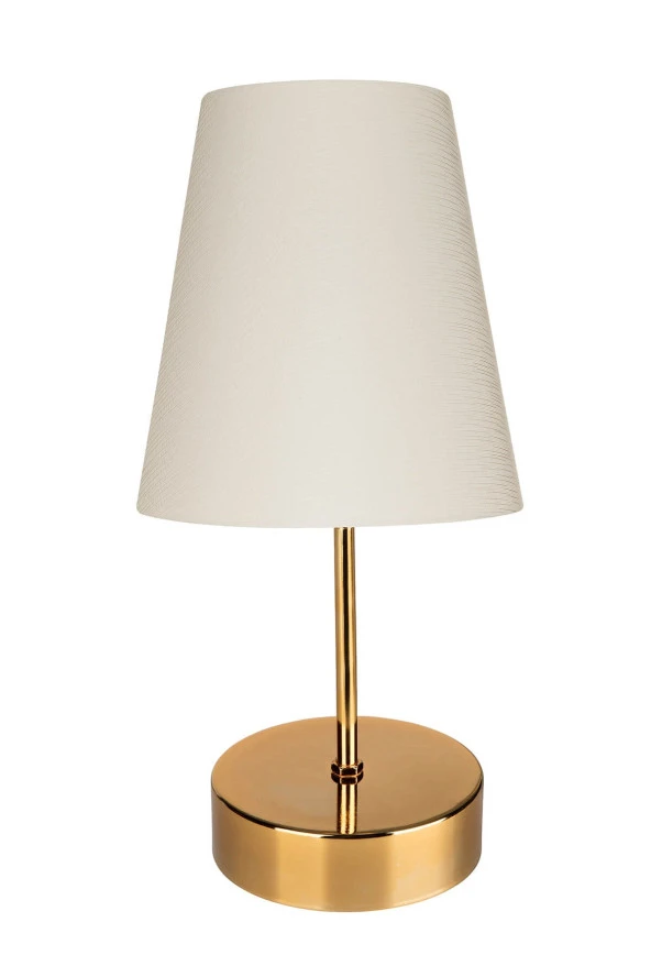 Gloria Samira Abajur Gold / Krem Finlin - Resim 3