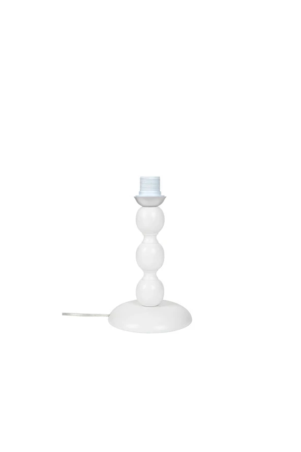 Modelight Boncuk Abajur Ayağı Küçük Beyaz ürün görseli