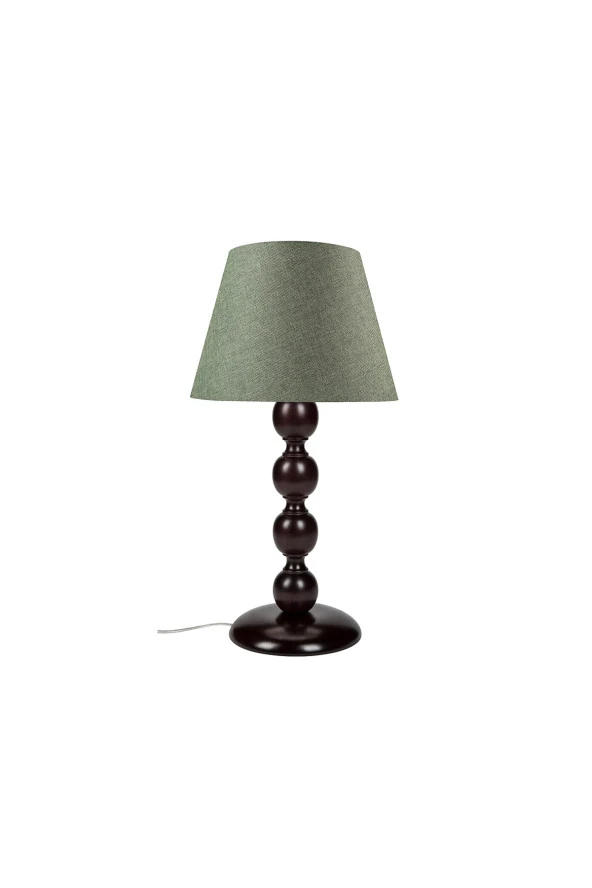 Modelight Boncuk Abajur Büyük Venge Ayak/Yeşil Şapka Mng.1889 - Resim 2
