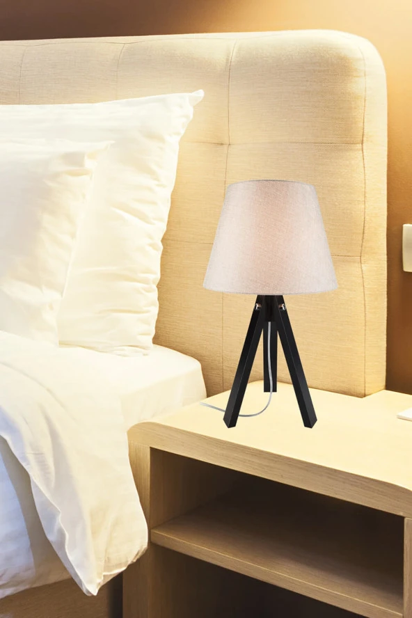 Modelight Deko Abajur Siyah Ayak / Kumbeji Şapka - Resim 3