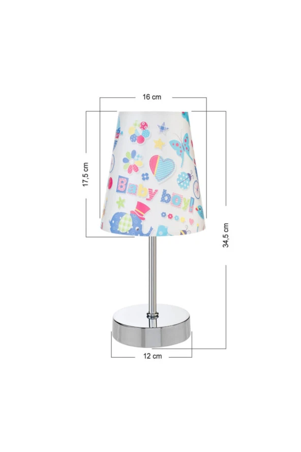 Modelight Estelya Mavi Baby Abajur - Resim 2