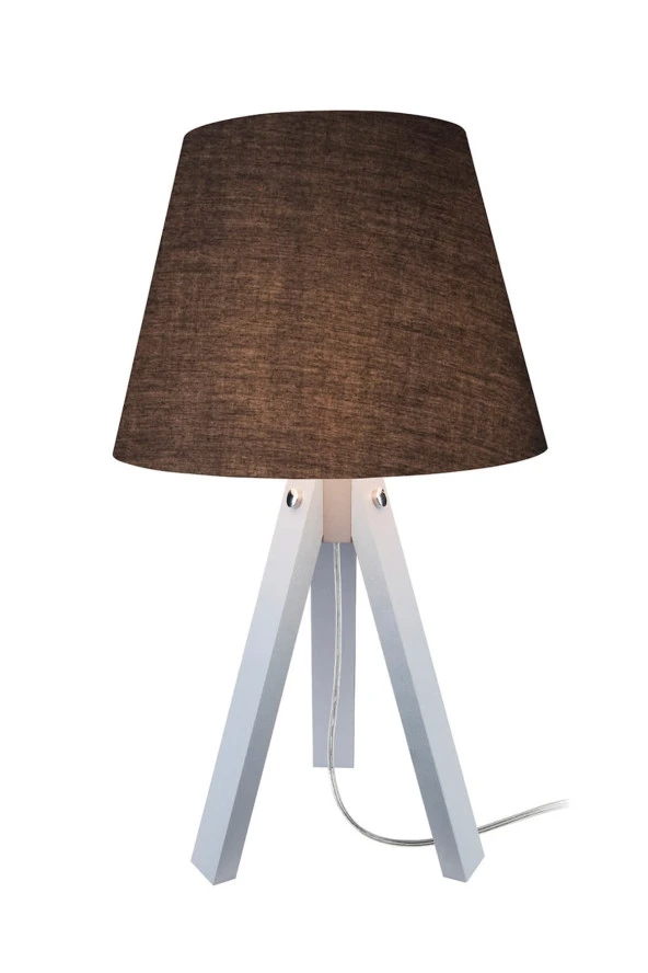 Modelight Deko Abajur Gri Ayak / Siyah Şapka - Resim 2