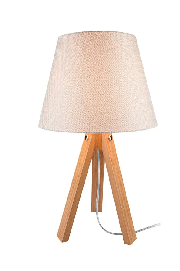 Modelight Deko Bambu Ayak Kumbeji Şapka Abajur - Resim 2