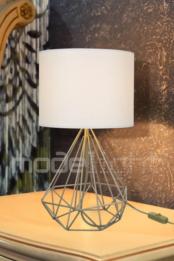 Modelight Pena Eskitme Abajur / Krem Finlin Şapka ürün görseli